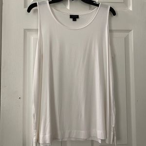 J Jill Wearever Collection, Tunic Tank, White, size L